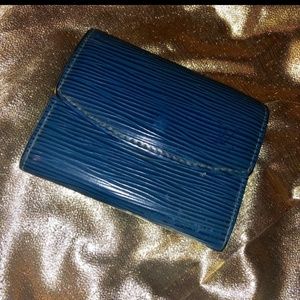 Authentic Louis Vuitton Blue coin Epi